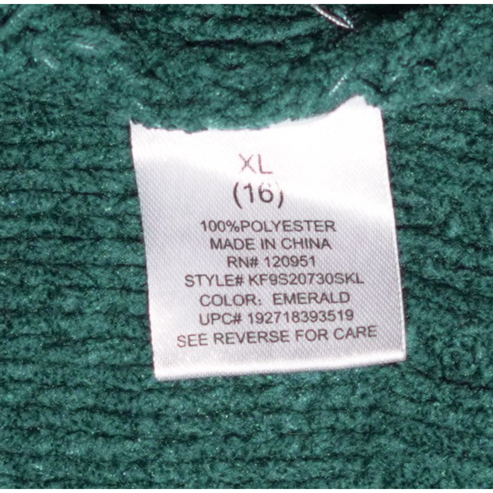 Pink Republic Chunky Knit Emerald Sweater Sz Junior XL Round Neck Dolman Sleeve - Picture 5 of 12
